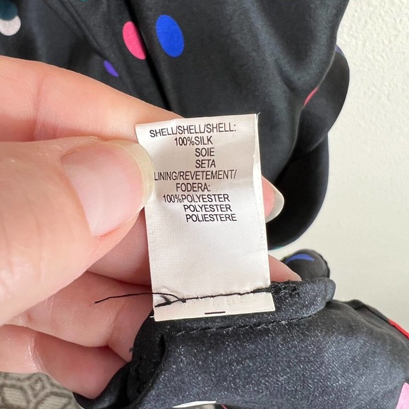 Halston Heritage‎ Women Confetti Polka Dot Strapless Mini Dress Fun 4 NYE - Picture 7 of 13